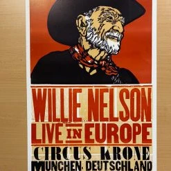 Gig Posters Willie Nelson - 2010 Hatch Show Print 6/21 Poster Munchen, Deutschland