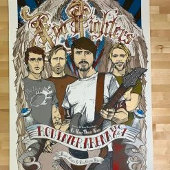 Foo Fighters - 2005 Rhys Cooper Poster Melbourne, AUS Gig Posters