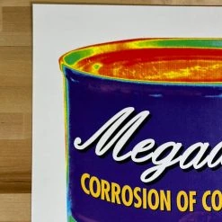 Megadeth - 1995 Matt Getz Poster Los Angeles, CA Del Mar Gig Posters