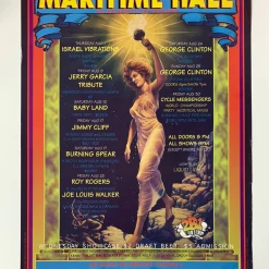 Gig Posters MHP 20 George Clinton - 1996 Kevin Haapala Poster Maritime Hall San Fran 1st