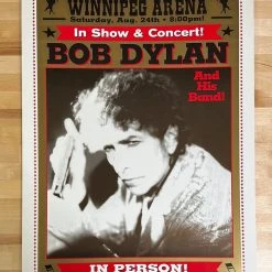 Bob Dylan - 2002 Geoff Gans Poster Winnipeg, Mantoba
