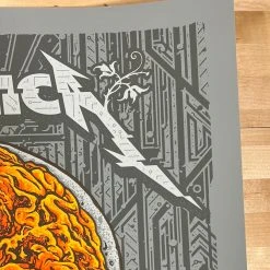 Metallica - 2018 AngryBlue Poster Prague, CZE O2 Arena