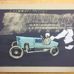 Flatstock 20 - 2009 Jay Ryan Poster Austin, TX Austin Convention Center Gig Posters