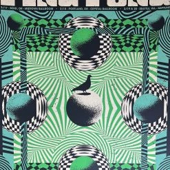 Pigeons Playing Ping Pong - 2022 Status Serigraph Poster OR/WA Run Gig Posters