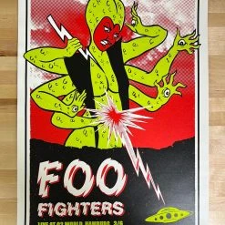 Foo Fighters - 2015 Rosie Lea Poster Hamburg, Germany