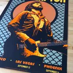 Eric Clapton - 2019 Scrojo Poster USA Tour Vegas, Phoenix, San Fran Gig Posters