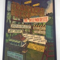 Traveler's Rest - 2018 Landland Poster Missoula, MT Big Sky Brewing Amphitheatre