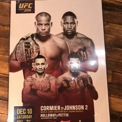 Sold Out Posters UFC 206 Poster Cormier Vs. Johnson 2, Holloway Vs. Pettis