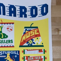 Gig Posters Bonnaroo - 2018 Mike Davis Poster Manchester, TN