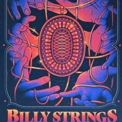 Half Hazzard Press Billy Strings - 2021 Half Hazard Poster Los Angeles, CA Gig Posters