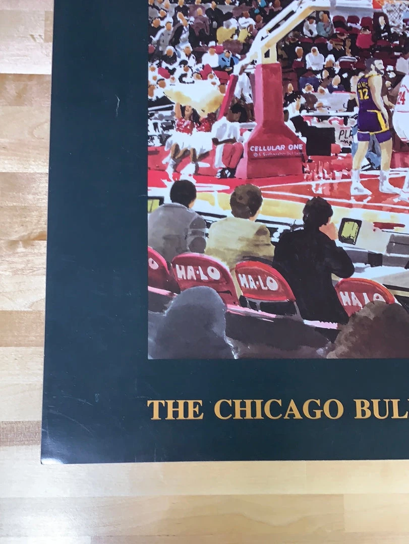 Sold Out Posters The Chicago Bulls - 1991 Brad Bennett Michael Jordan Poster Original Vintage