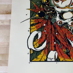 Art Prints Thai Skull - 2009/2010 Jeral Tidwell Poster Art Print 1st Edition