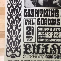 Grateful Dead - 1966 Wes Wilson Poster San Francisco, CA The Fillmore