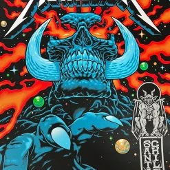 Gig Posters Metallica - 2022 Pitchgrim Poster Santiago, Chile