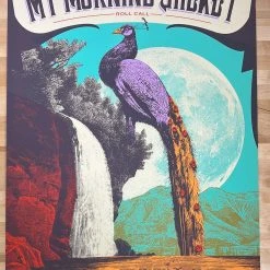 My Morning Jacket - 2015 Status Serigraph Poster Roll Call Peacock Gig Posters
