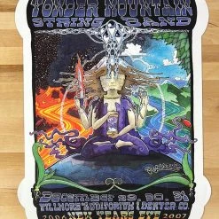 Yonder Mountain String Band - 2006 Robert Marx Poster The Fillmore Denver, CO 12/29-31