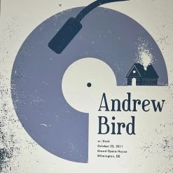 Andrew Bird - 2011 Nerl Says Design Poster Wilmington, DE