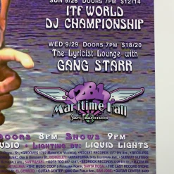 Greg Coiner Gig Posters MHP 75 Merl Saunders - 1999 Poster Maritime Hall San Fran 1st