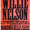 Willie Nelson - 2005 Hatch Show Print 3/13 Poster Lake Charles, LA