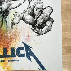 Jonathan Wayshak Metallica - 2019 Jonathan Wayskak Poster Madrid, Spain