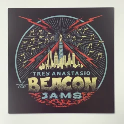 Sold Out Posters Trey Anastasio - 2020 Your Cinema Poster New York, NY The Beacon Jams Crimson Red