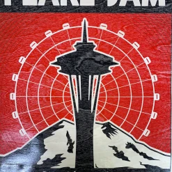 Gig Posters Pearl Jam - 2021 Ian Williams WOOD Ed. Poster Seattle, WA Home Shows