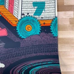 Billy Strings - 2021 Status Serigraph Poster Columbia, SC 4/3 Gig Posters