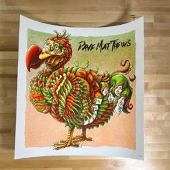 Gig Posters Dodo - 2021 BioWorkz Poster Dave Matthews Band Orange