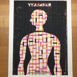 Yeasayer - 2010 Methane Studios Poster Miami, FL Jackie Gleason Theater