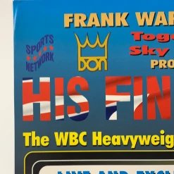 Sold Out Posters Boxing - 1996 Poster Frank Bruno Vs. Mike Tyson Las Vegas, NV MGM