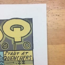 PRF BBQ Rocketfest - 2010 Jay Ryan Poster Chicago, IL T.h.ink Art Gallery