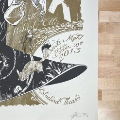 Deer Tick - 2013 Moon Light Speed Press Poster Denver, CO Colorado