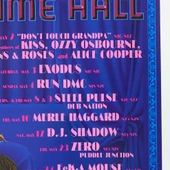 Gig Posters MHP 30 Merle Haggard, Run DMC - 1997 Jim Phillips Poster Maritime Hall San Fran