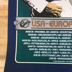 Eric Clapton - 2013 Ron Donovan Firehouse Poster European Tour Gig Posters