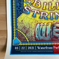 Half Hazzard Press Billy Strings - 2021 Half Hazard Poster Louisville, KY 5/22 Gig Posters