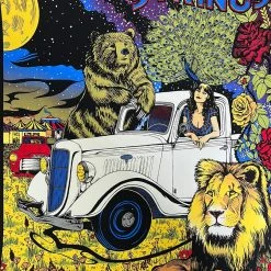 Caitlin Mattisson Gig Posters Billy Strings - 2021 Catlin Mattisson Poster Lafayette, NY Apple Valley 7/30