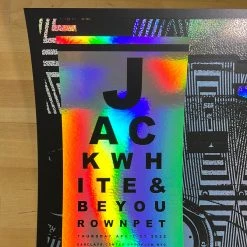 Gig Posters Jack White - 2022 The Silent Giants Poster Brooklyn, New York X/83