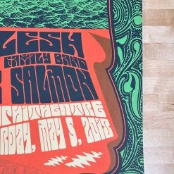 Grateful Dead Phil Lesh - 2018 Status Serigraph Poster Red Rocks, Morrison, CO