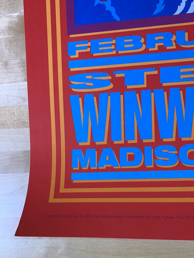 Eric Clapton - 2008 John Van Hamersveld Poster New York, NY MSG