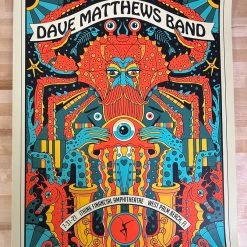 Methane Studios Gig Posters Dave Matthews Band - 2021 Methane Poster West Palm Beach, FL 7/31