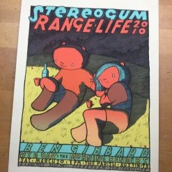 Gig Posters Stereogum Range Life - 2010 Jay Ryan Poster Austin, TX The Parish