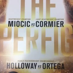 Sold Out Posters UFC 226 - 2018 Poster Miocic Vs Cormier, Holloway Vs Ortega