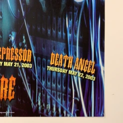 Metallica - 2003 Poster Rex Ray Fillmore Auditorium San Fran 1st Gig Posters