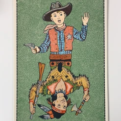 Art Prints Cowboy And Indian - Fugscreens Studios Poster Art Print