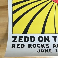 Colorado Zedd On The Rocks - 2019 Luke McGarry Poster Red Rocks, Morrison, CO