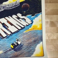 Railey Bace Prints Gig Posters Billy Strings - 2021 Bailey Race Poster Oshkosh, WI 6/19