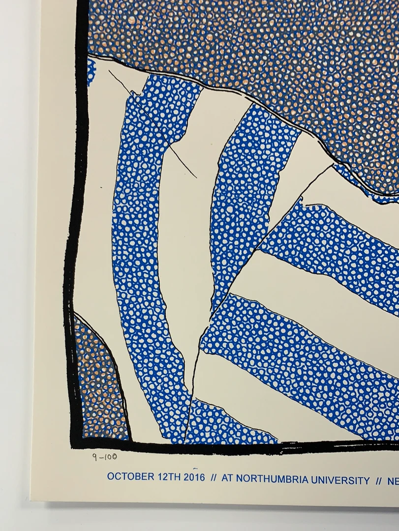 Gig Posters Swans - 2016 Fugscreens Studios Poster Newcastle, UK Northumbria