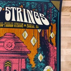 Billy Strings - 2021 Status Serigraph Poster Mobile, AL 4/9