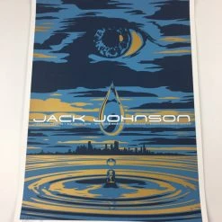 Gig Posters Jack Johnson - 2008 Todd Slater Poster Camden, NJ Susquehanna Bank Center