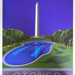 Sold Out Posters Gig Posters Rolling Stones - 2019 Poster Washington, DC No Filter Tour Fedex Field